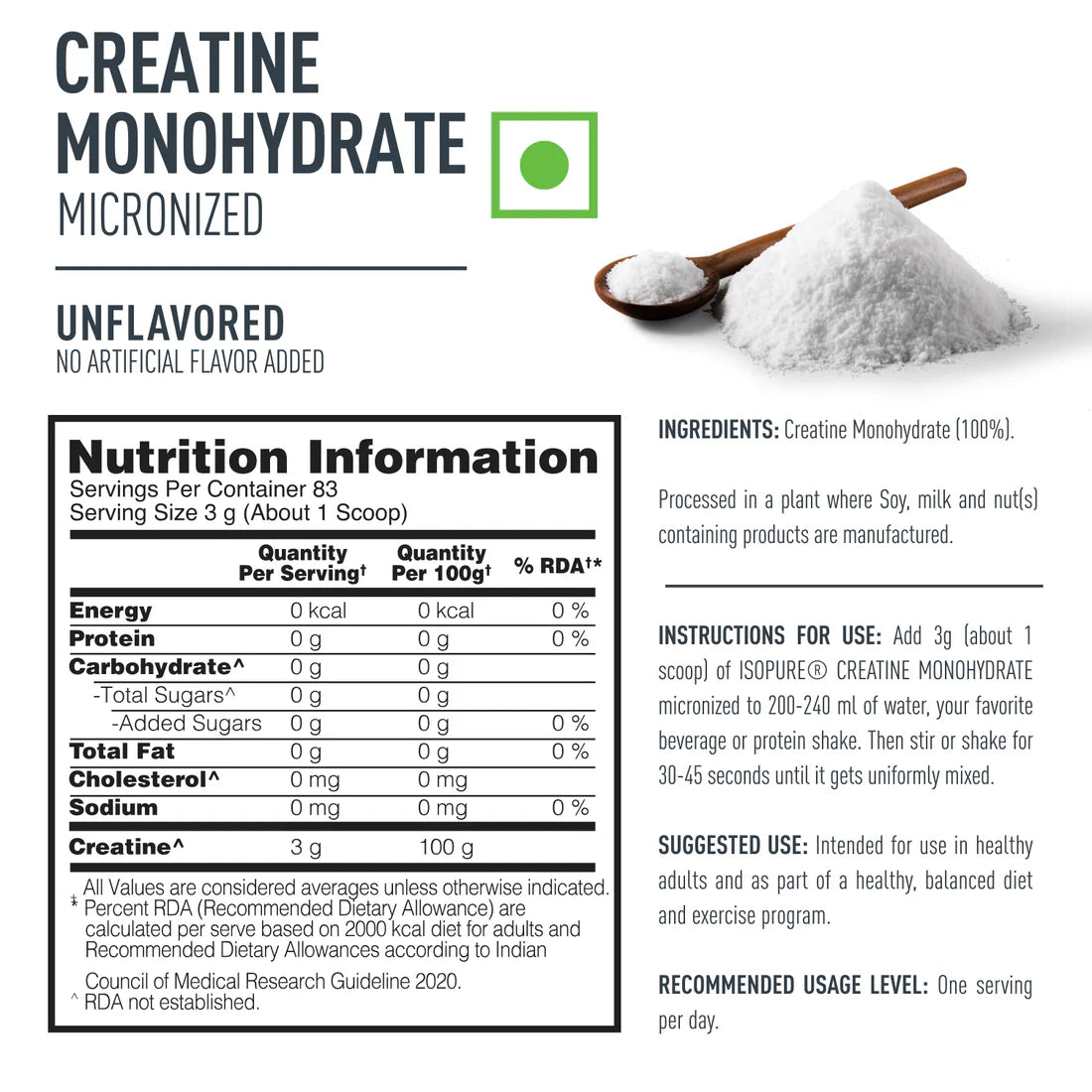 ISOPURE CREATINE