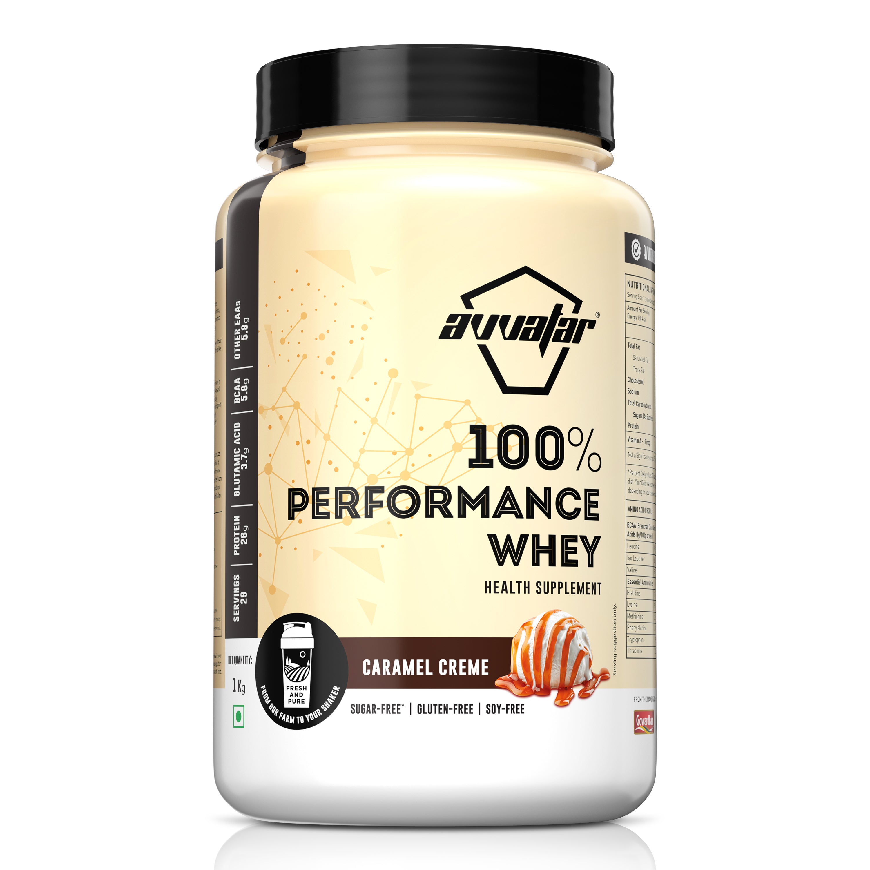 Avvatar 100% Performance Whey | 1 Kg | Secondary image