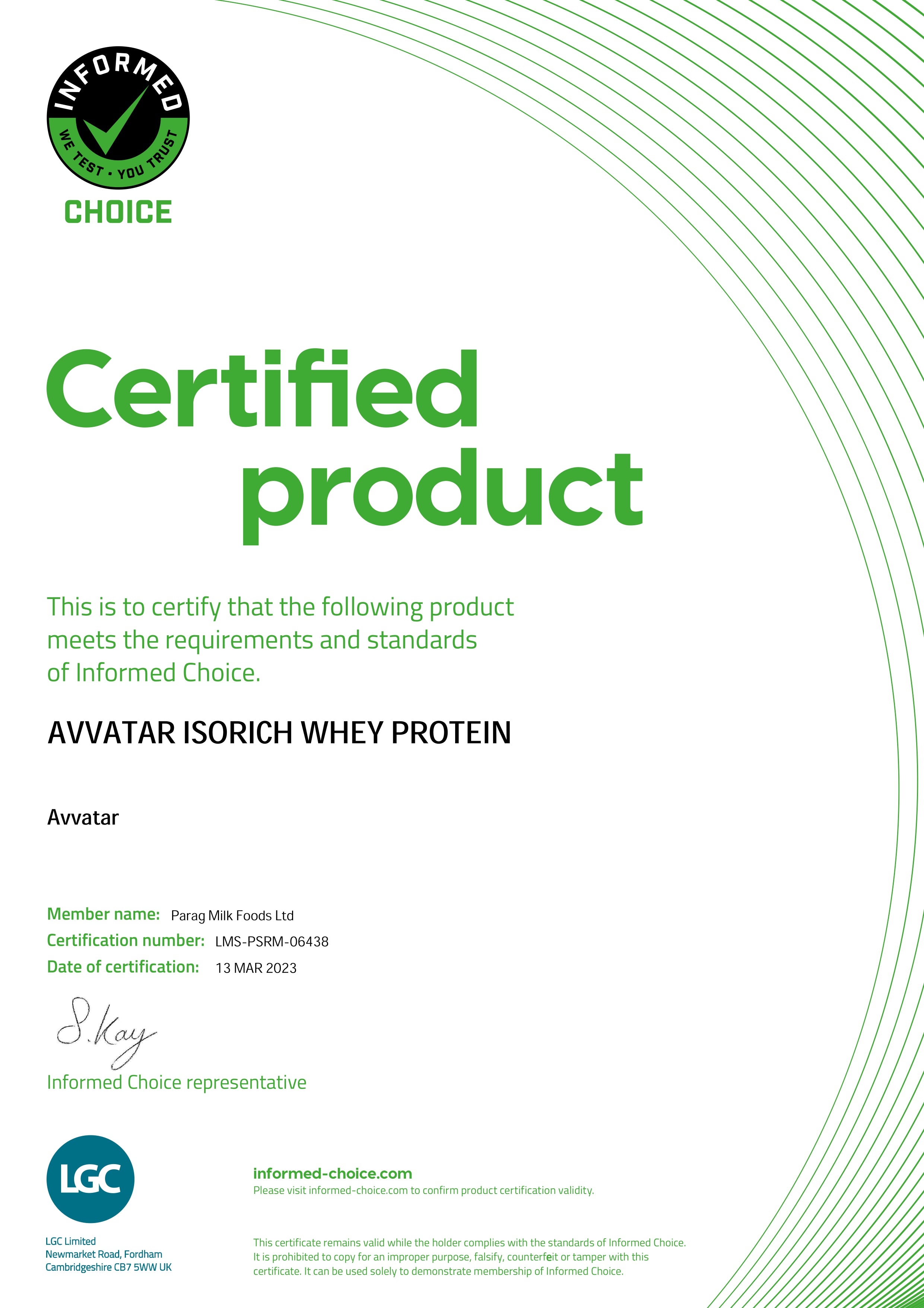 Avvatar Isorich Protein | 1 Kg |