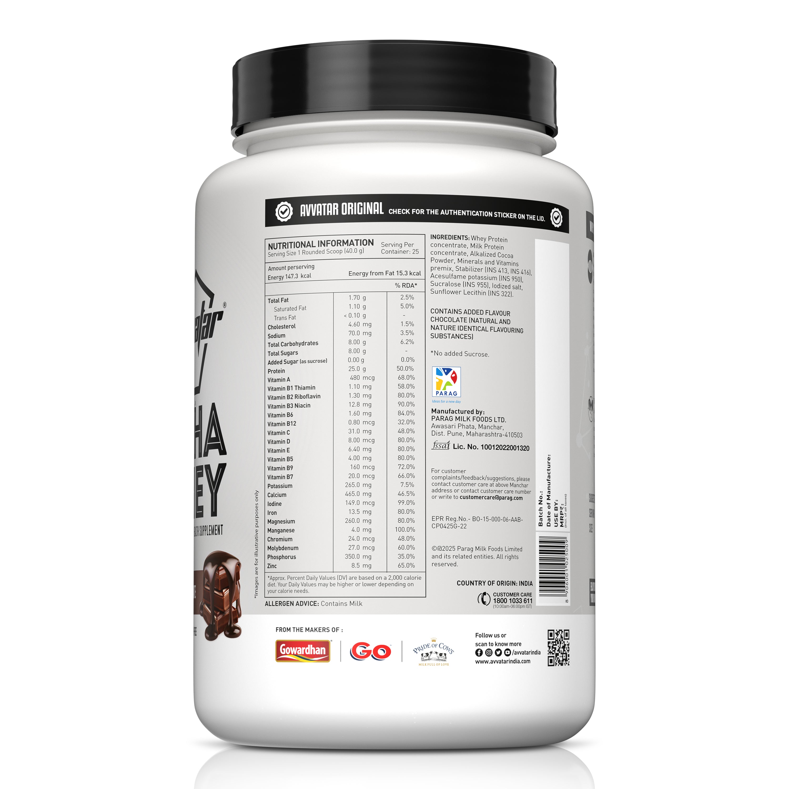 Avvatar Alpha Whey | 1 Kg |