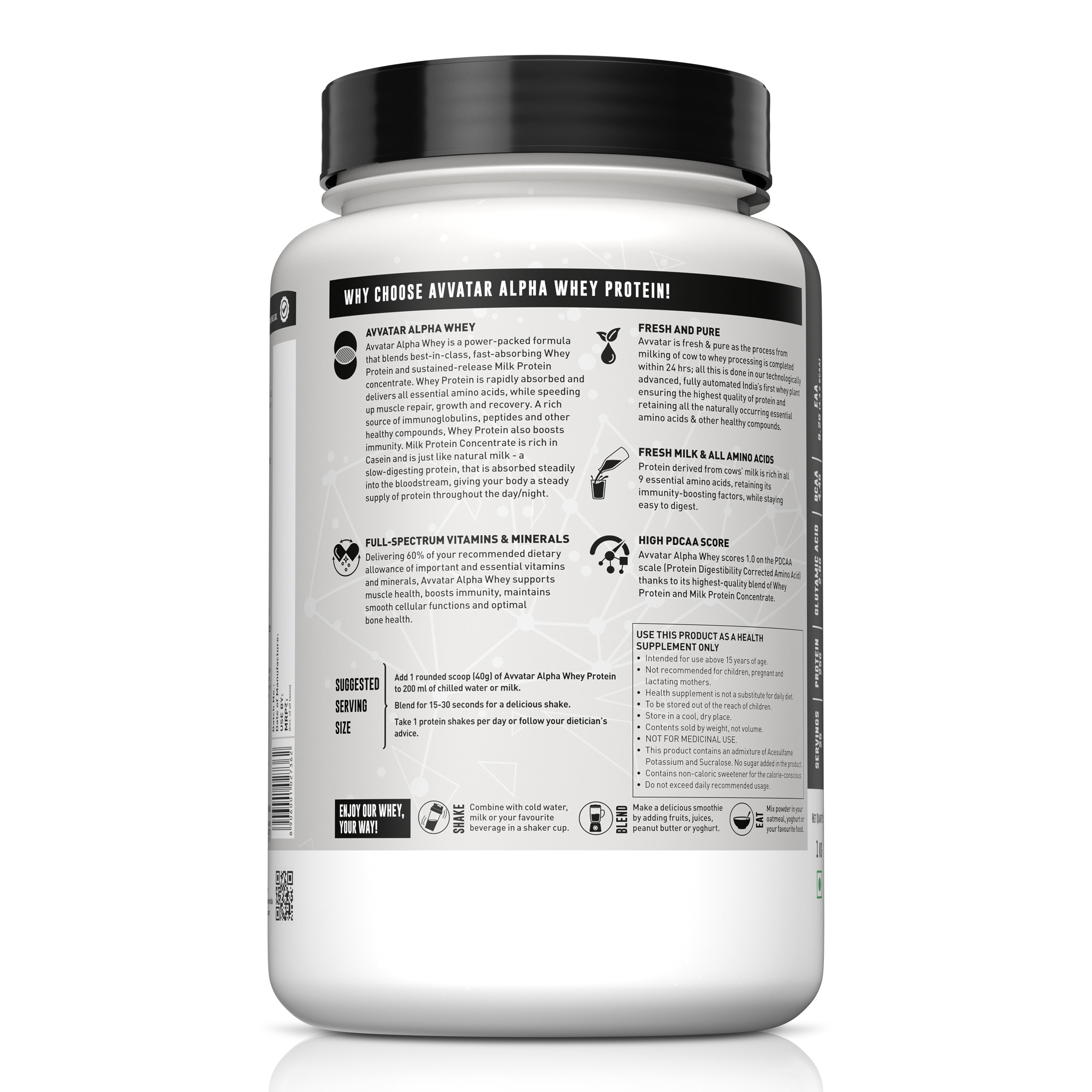 Avvatar Alpha Whey | 1 Kg |