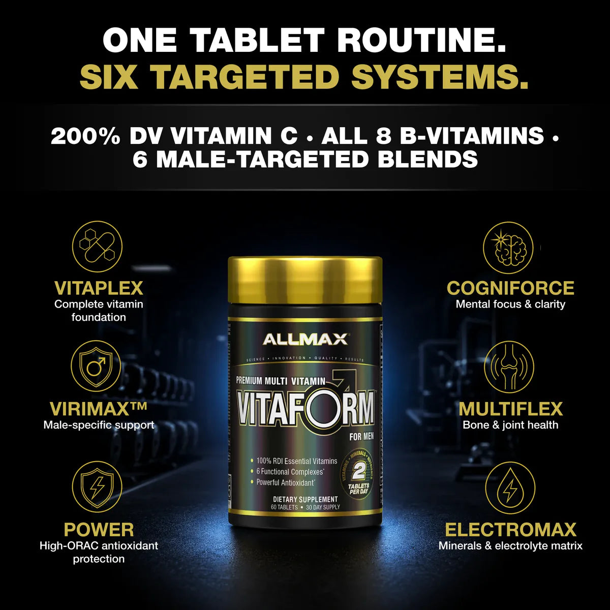 Allmax Vitaform Men: Men's Multivitamin