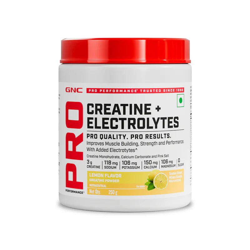 GNC LIVE WELL SINCE -1935 CREATINE+ELECTROLYTES
