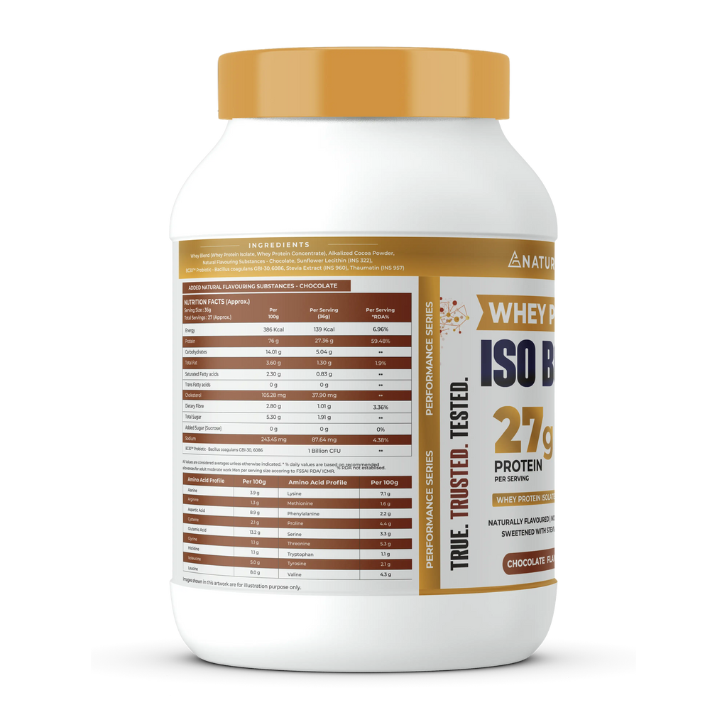 NATURALTEIN 100% Natural Whey Protein ISO BOOST
