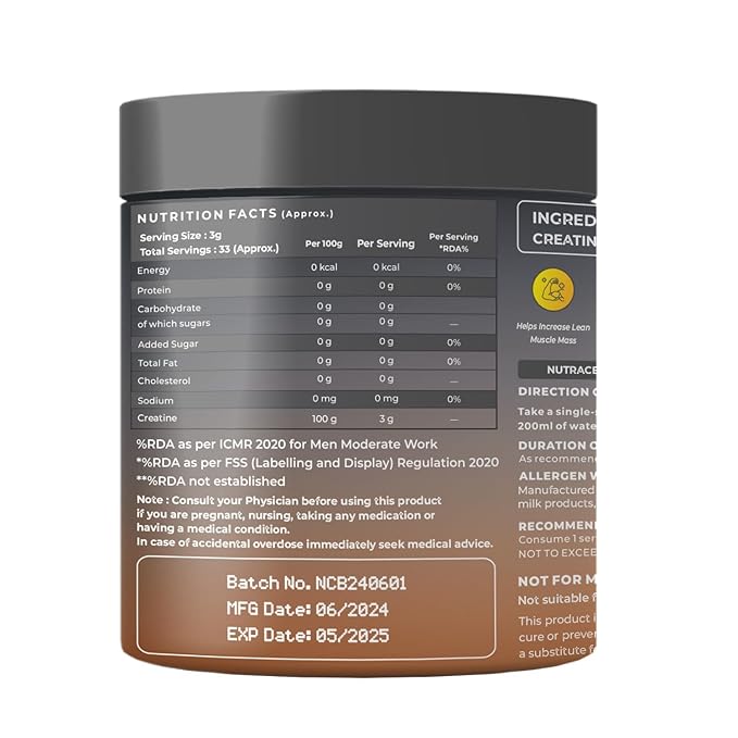 NATURALTEIN Creatine Monohydrate Unflavoured