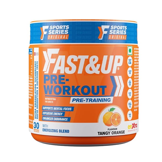 Fast&Up Pre-Workout Supplement Powder 30 Servings