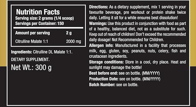 One Science Nutrition (OSN) Pure Citrulline for Intense workout with L-Citrulline | Boost Metabolism - 300 grams