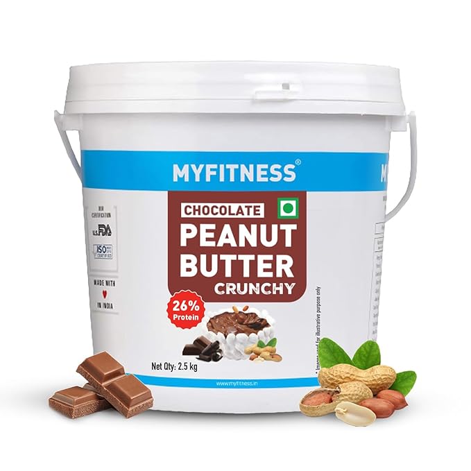 MYFITNESS Peanut Butter Chocolate Spread Crunchy 2.5kg Main image