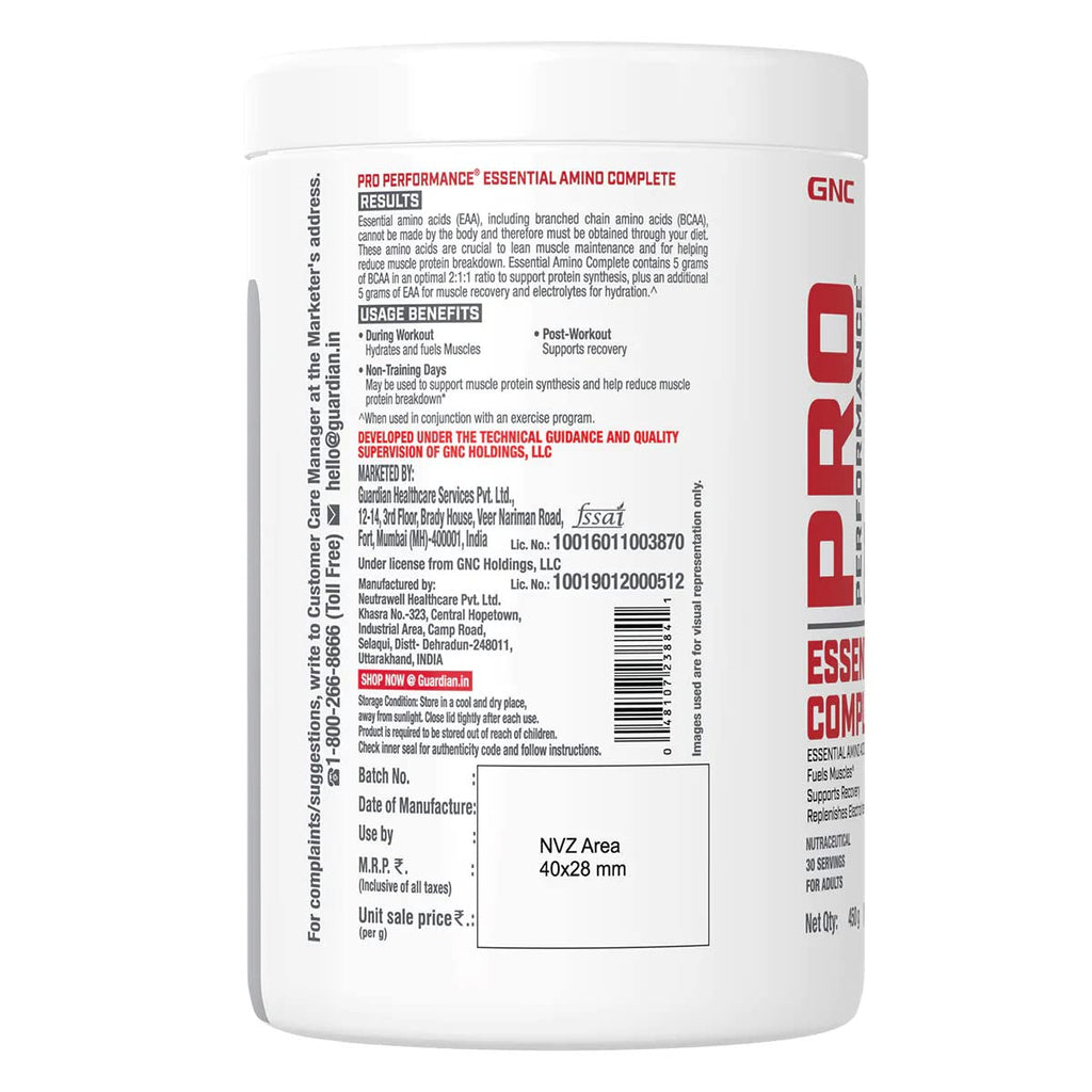 GNC Pro Performance Essential Amino Complete30 Servings