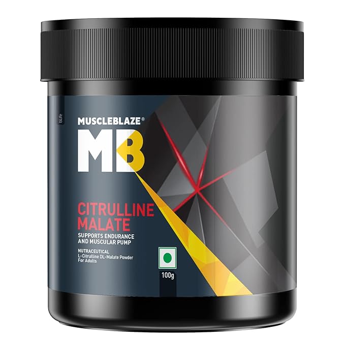 MuscleBlaze Citrulline Malate Powder(Unflavoured,100 G),50 Servings Main image