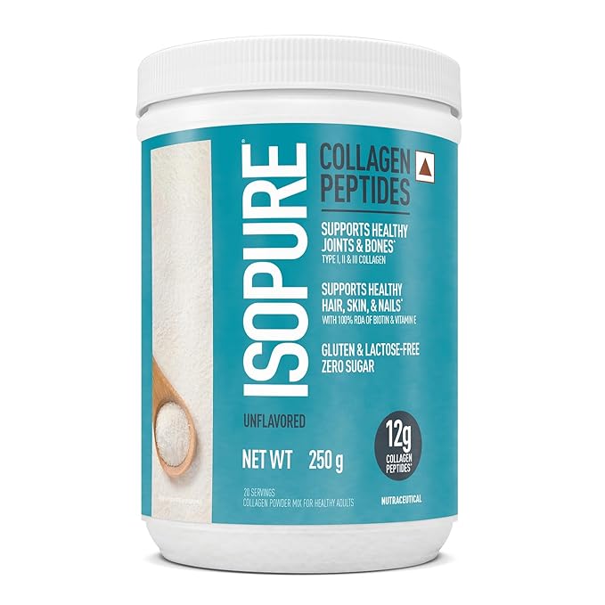 Isopure Collagen Peptides (12g/serve)- 250g (Unflavored) Main image