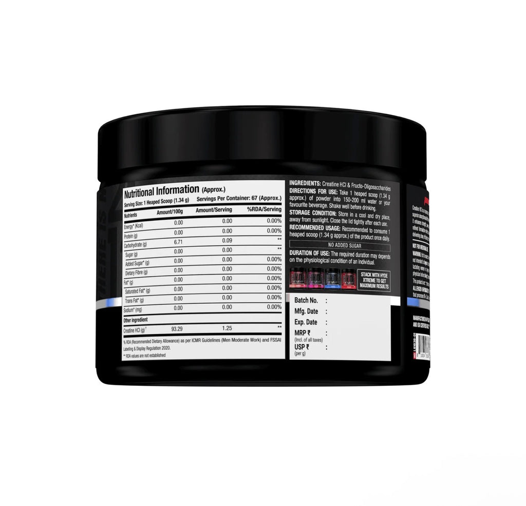 Prosupps Creatine HCL | Fast Absorption Creatine for Strength & Performance