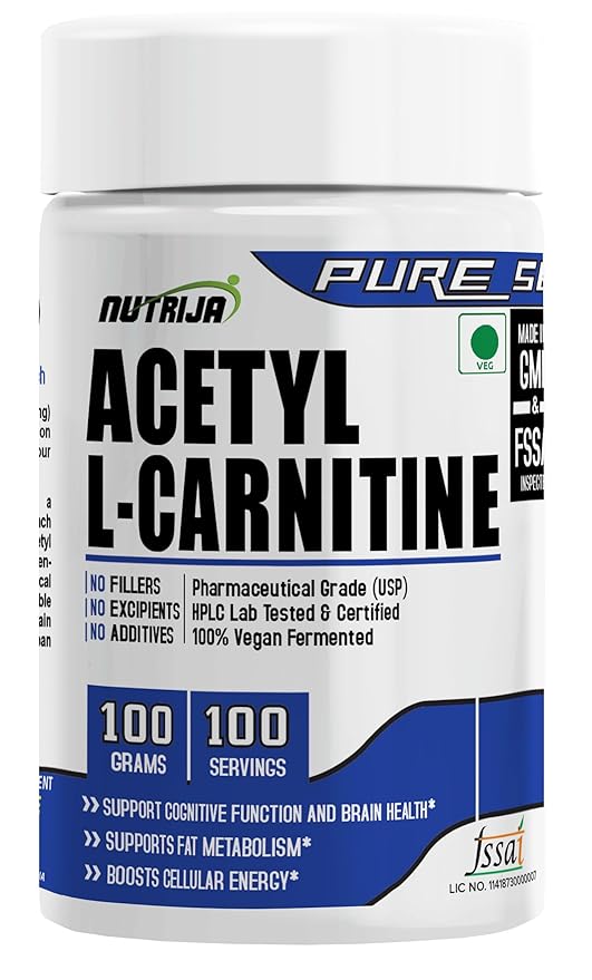 NutriJa Acetyl L-Carnitine (Alcar)100 grams