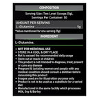 MuscleBlaze L-Glutamine Powder, Unflavoured (50 Servings, 250g)|