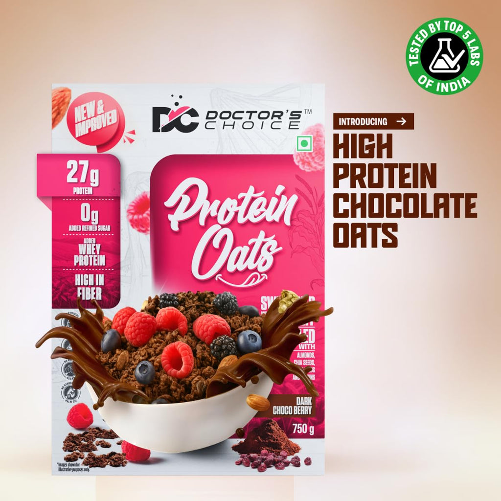 DC DOCTORS CHOICE Oats, High Protein Oats, 27G Protein