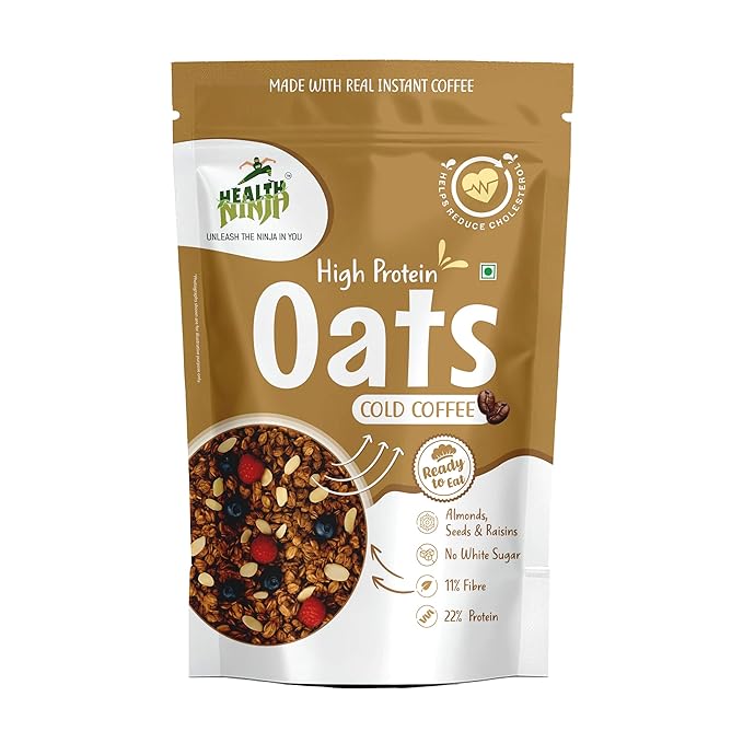 Health Ninja Dark Chocolate Oats 900 gm Secondary image