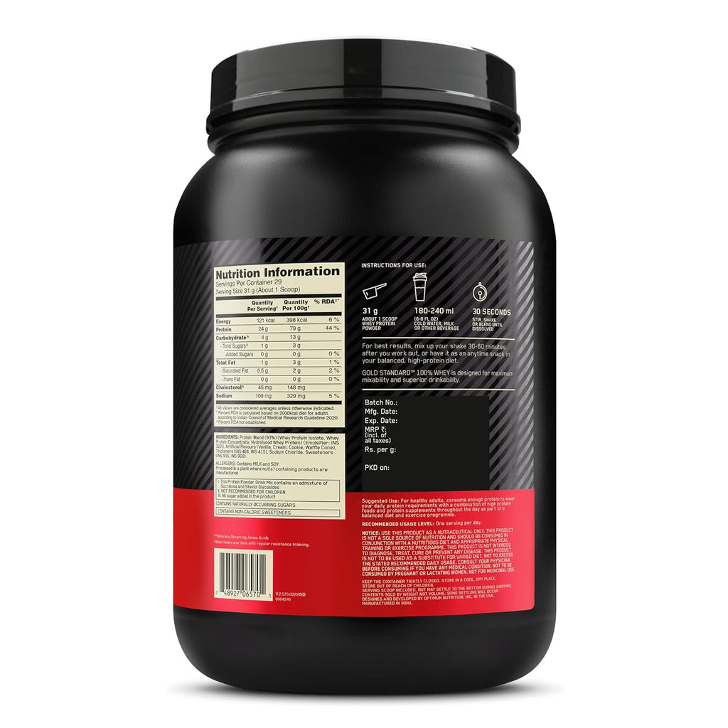 Gold Standard 100% Whey Protein Powder