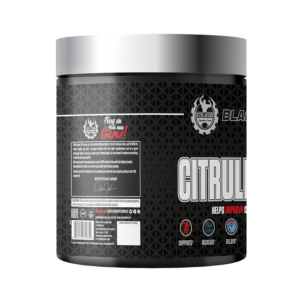 Dexter Jackson Black Series Citrulline Malate | 125 Servings, 250g