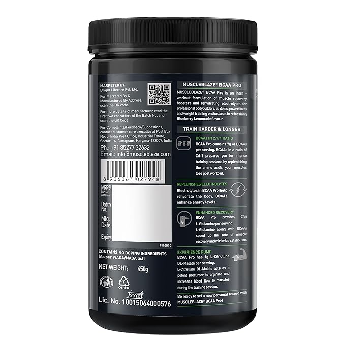MuscleBlaze BCAA Pro 30serving