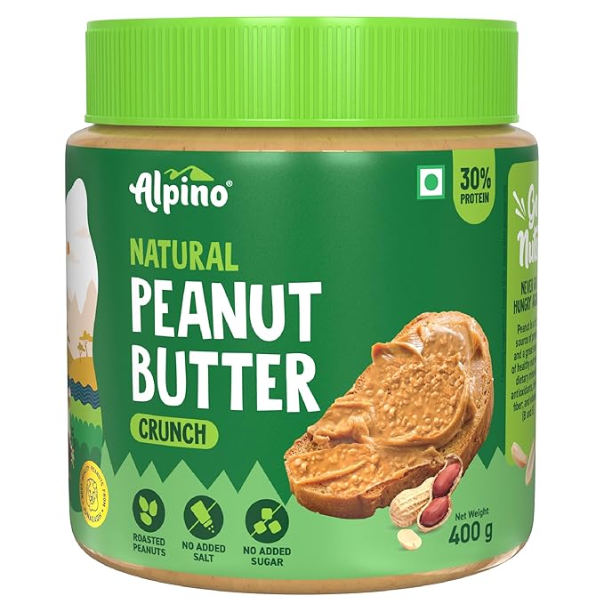 ALPINO 30g High Protein Natural Peanut Butter 1kg
