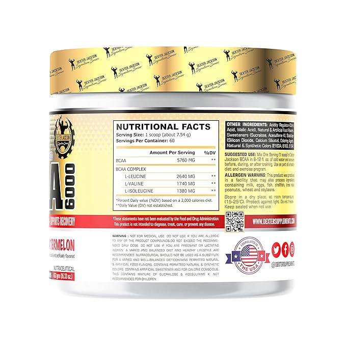 Dexter Jackson BCAA |60 Servings, 463g
