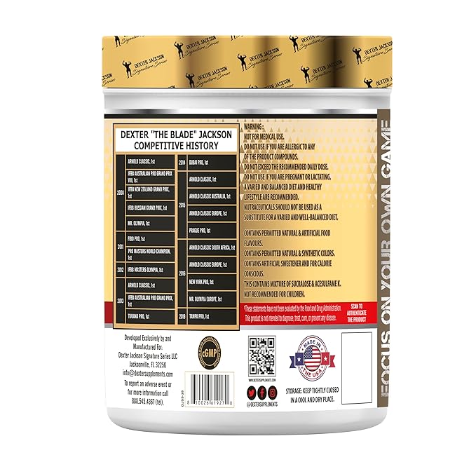 Dexter Jackson EAA+BCAA |390 Gram - Advanced Amino Acid Blend