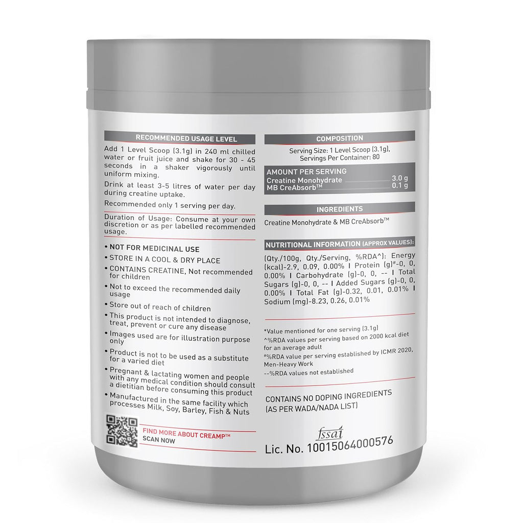 MB CREATINE MONOHYDRATE