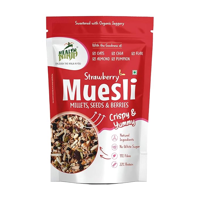Health Ninja Dark Chocolate Muesli, 900 gms