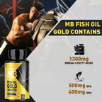 MuscleBlaze Omega 3 Fish Oil Gold 3x Triple Strength (EPA & DHA)