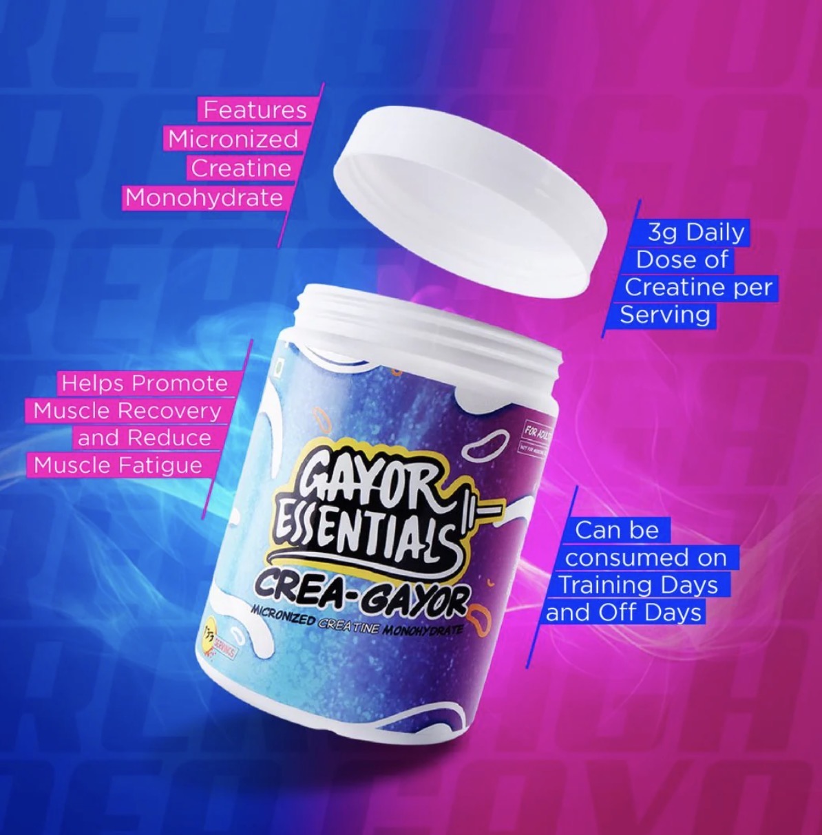 Crea-Gayor (Micronized Creatine Monohydrate) Secondary image