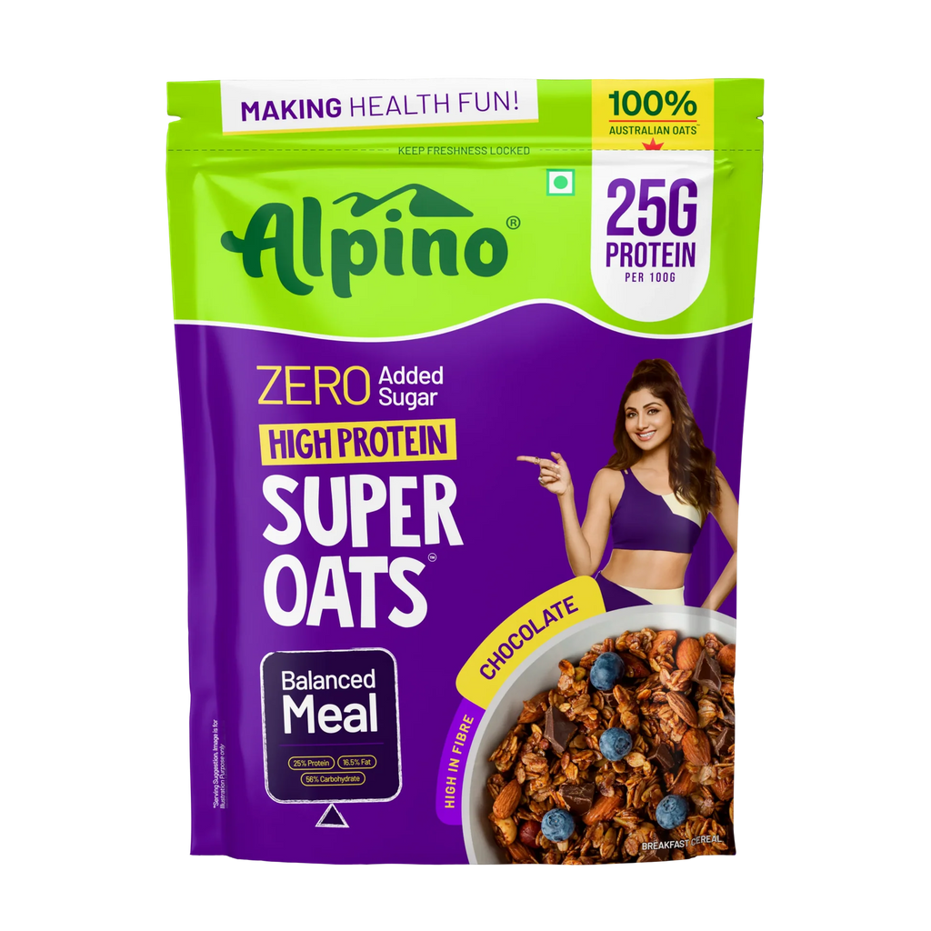 ALPINO 25 Gram High Protein Super Oats Chocolate