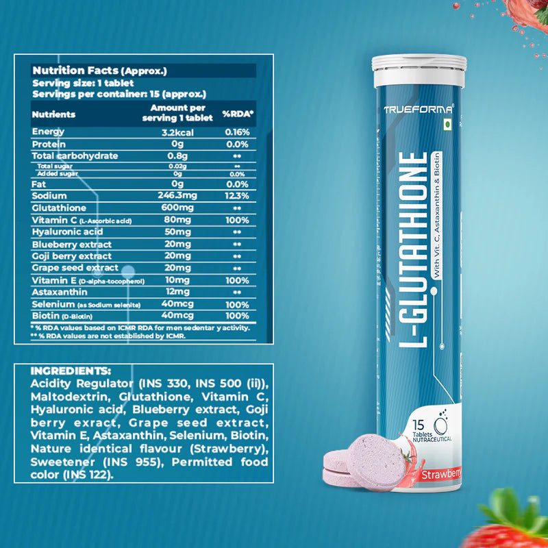 Trueforma L-Glutathione with Vitamin C