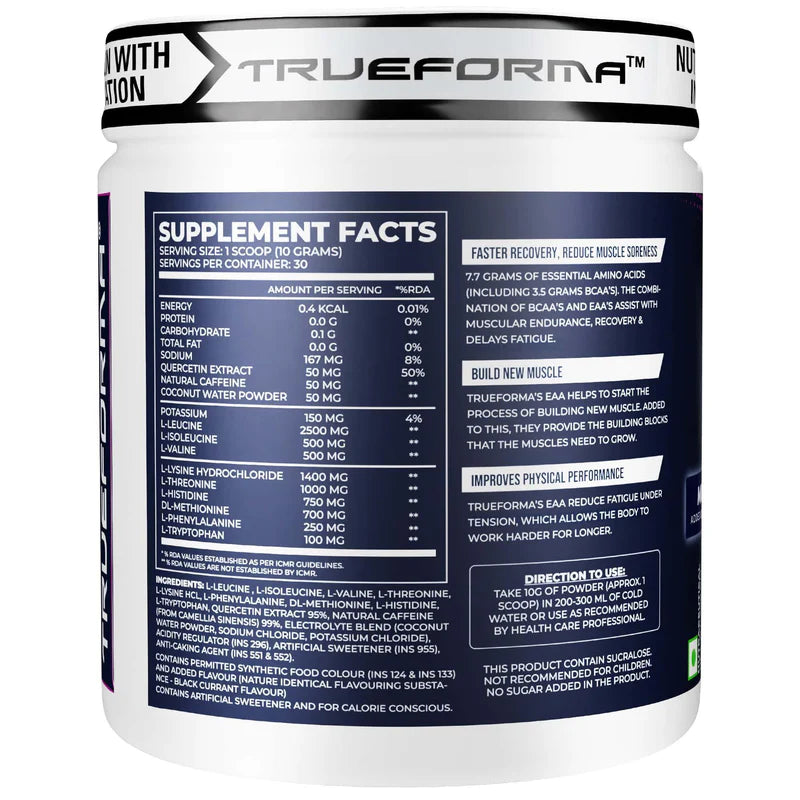 Trueforma EAA (Essential Amino Acids) – 30 Servings