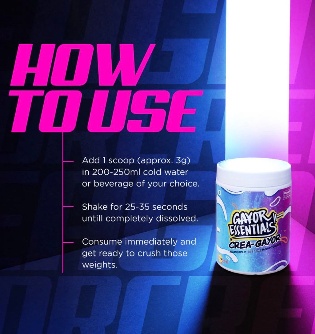 Crea-Gayor (Micronized Creatine Monohydrate)