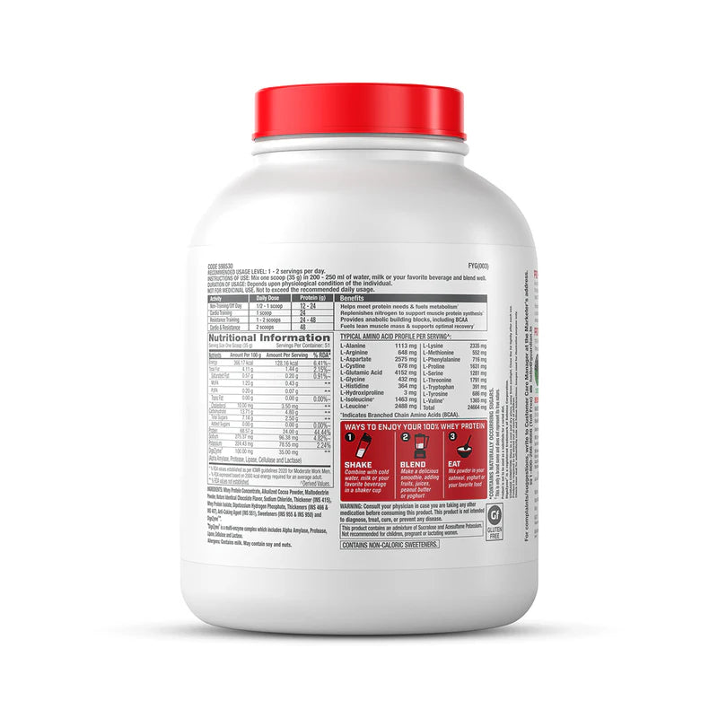GNC LIVE WELL-SINCE1935 WHEY PROTIEN