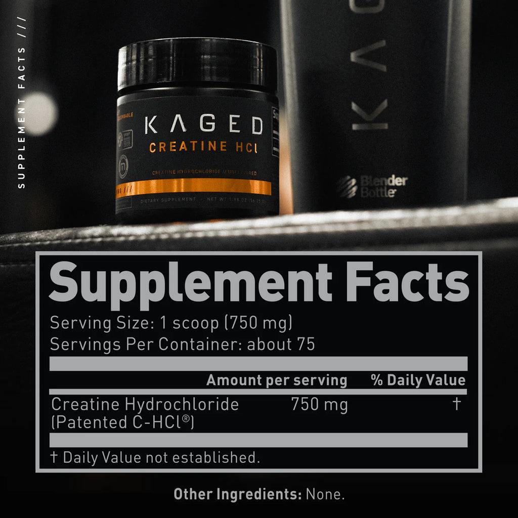 Kaged Muscle Creatine HCl 75 SERVING