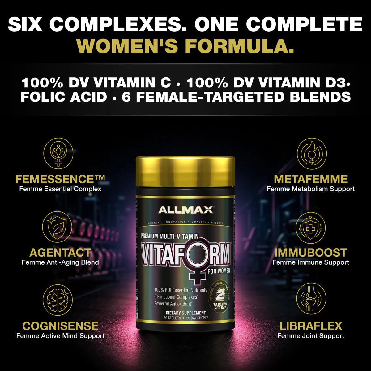 Allmax Vitaform: Multivitamin Supplement for Women Main image