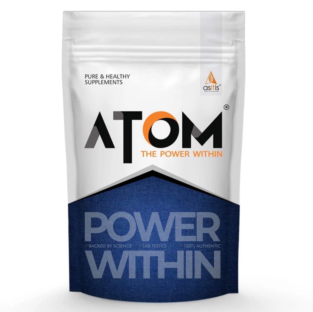AS-IT-IS ATOM PWR Whey Protein XL I 24g Protein, 11g EAA, with DigeZyme, Easy Digest, Lean Muscle Gains, Rapid Recovery, 1kg