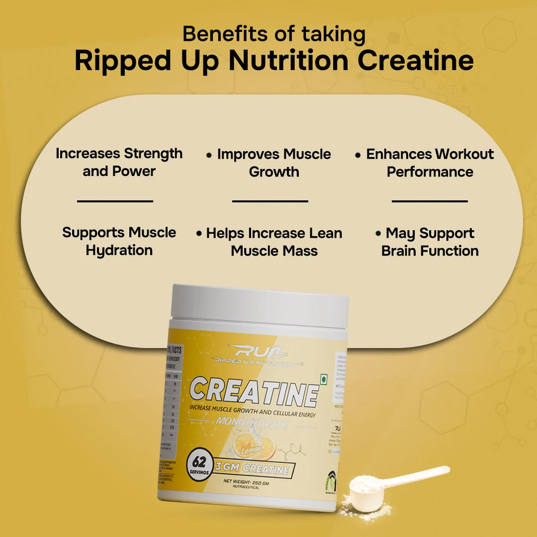 RIPPED UP NUTRITION CREATINE Monohydrate- Micronized