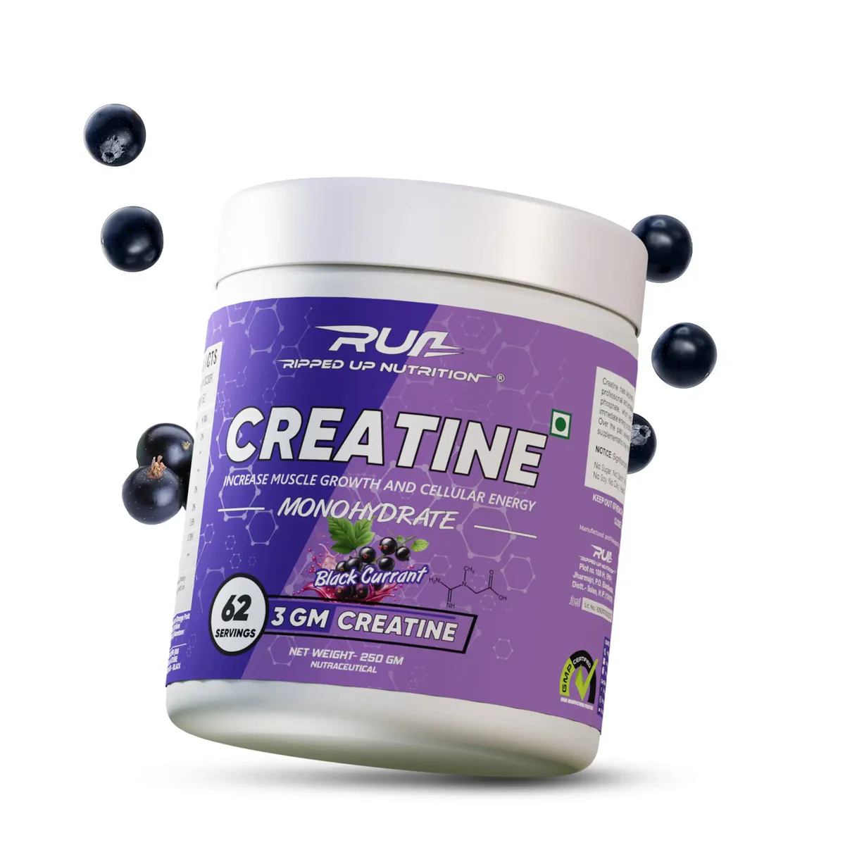 RIPPED UP NUTRITION CREATINE Monohydrate- Micronized
