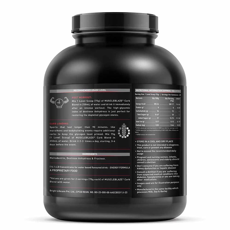 MuscleBlaze Carb Blend 3kg