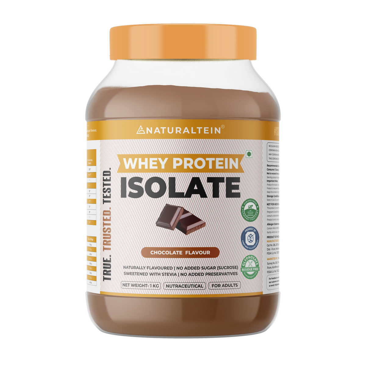 Natural Whey Protein Isolate –  (30g protein)
