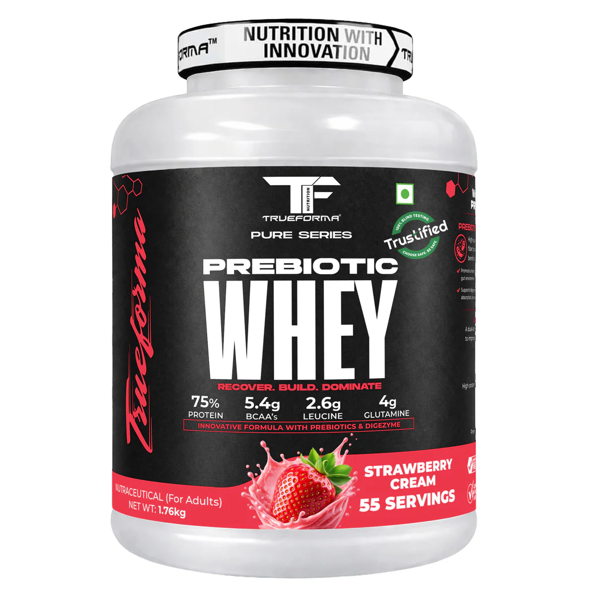 Trueforma® 100% Whey Protein with Prebiotics & Enzymes Main image