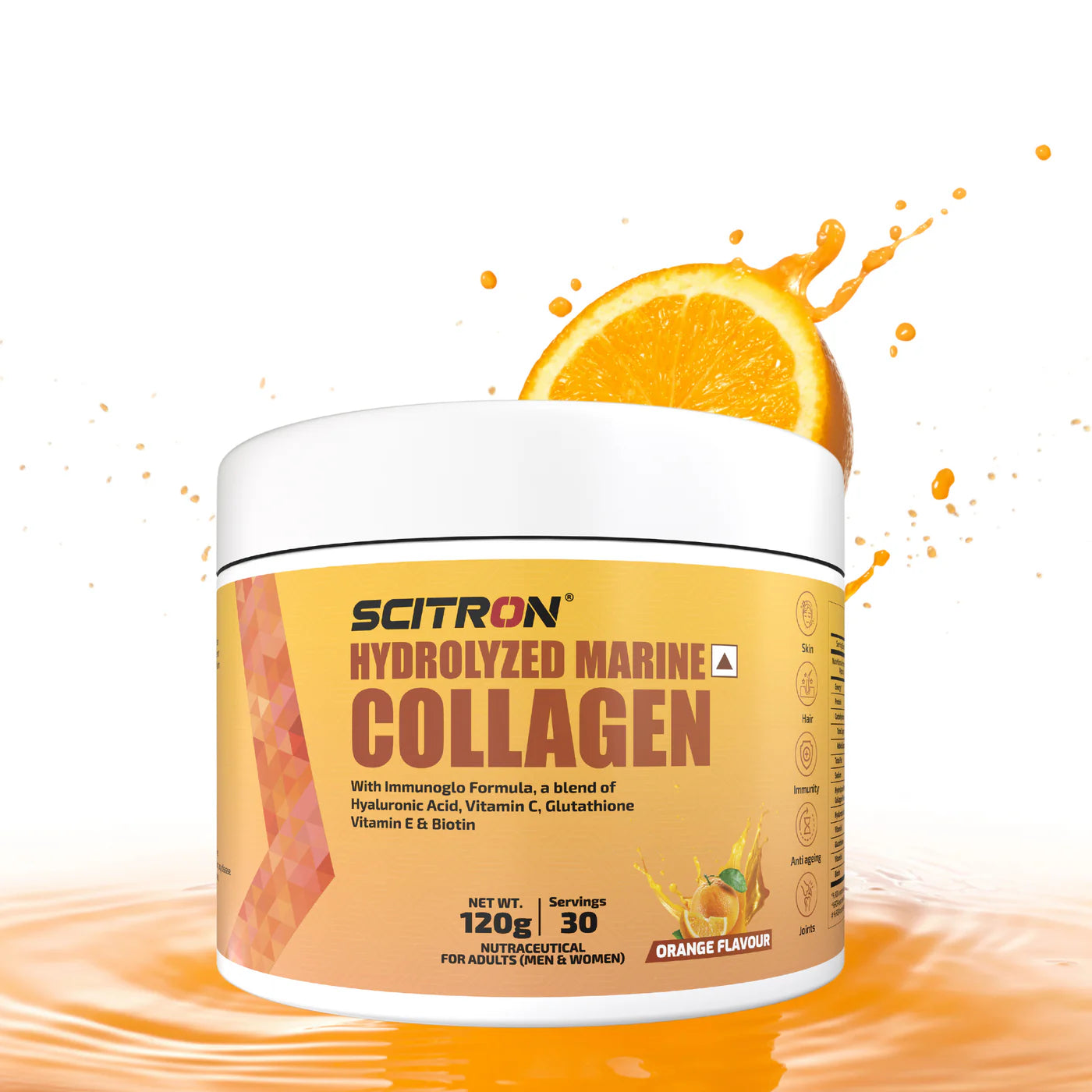 Scitron Hydrolyzed Marine Collagen Peptides 120g Main image