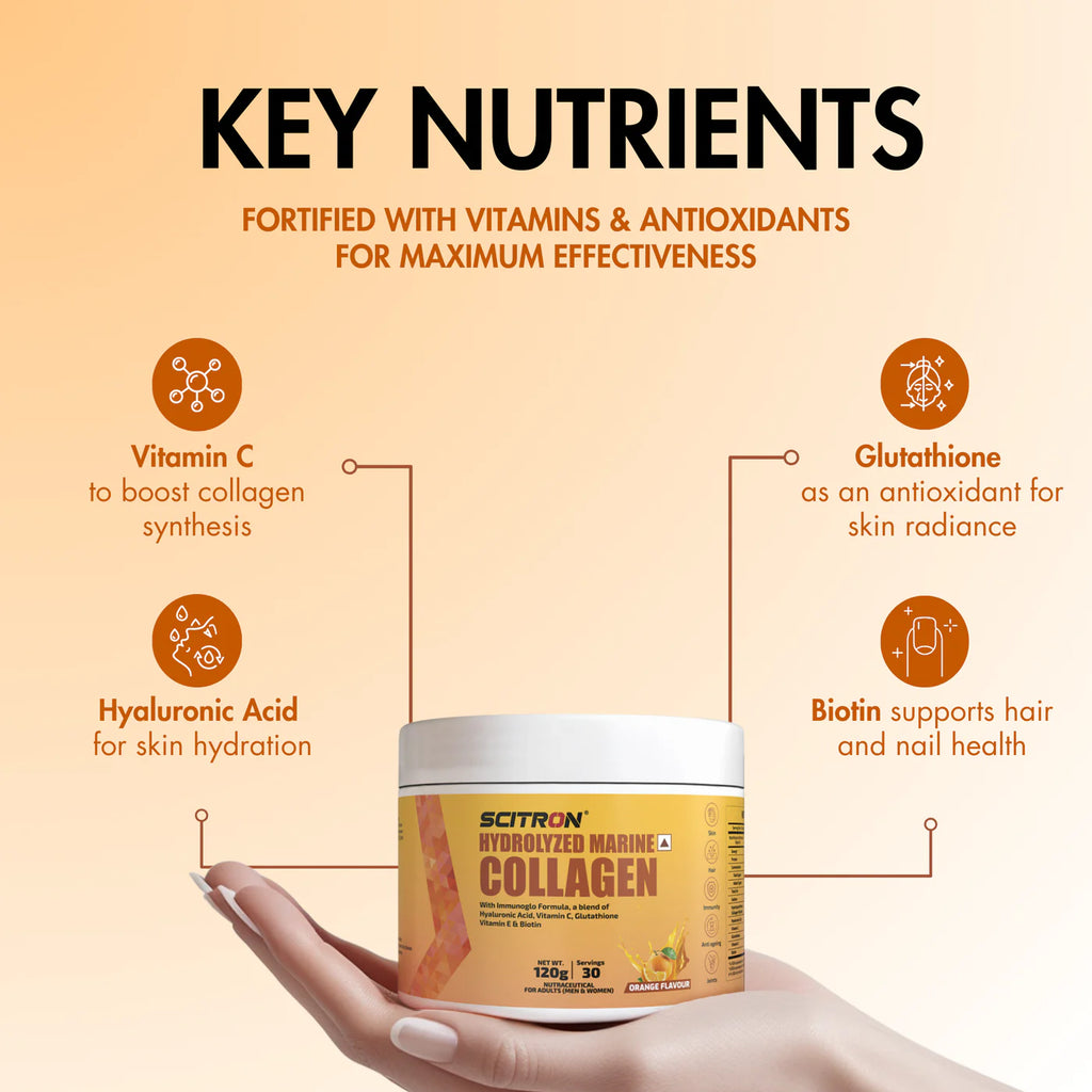 Scitron Hydrolyzed Marine Collagen Peptides 120g