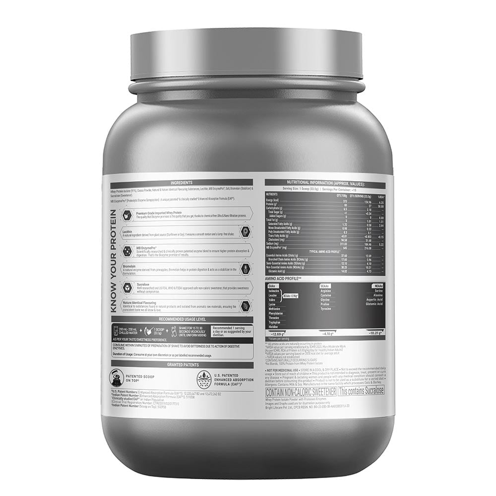 MuscleBlaze Biozyme Iso-Zero