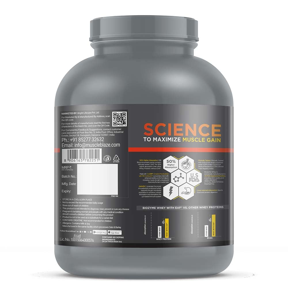 MuscleBlaze Biozyme Whey PR