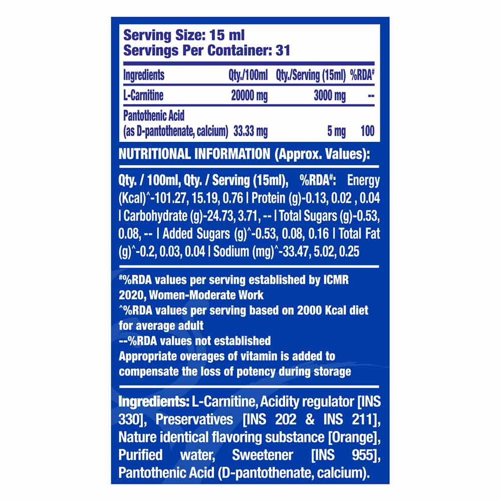 Ronnie Coleman L-Carnitine XS 3000 mg Liquid Secondary image