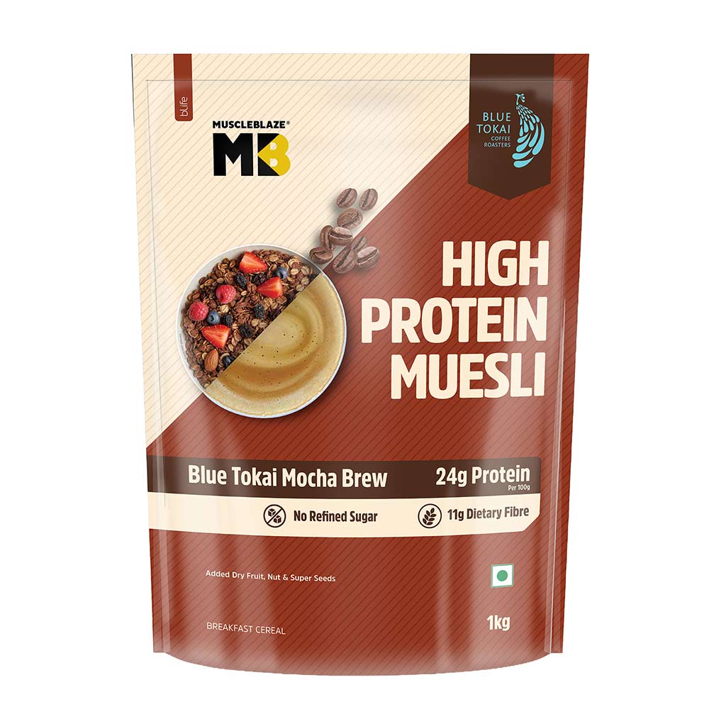 MuscleBlaze Fit High Protein Muesli 1Kg Main image