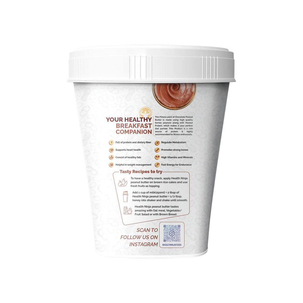 High Protein Health Ninja Milk Chocolate Peanut Butter | Crispy (28g Protein)